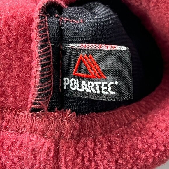 Vintage L.L. Bean Fleece Vest Womens XL Full Zip Red Polartec Gorpcore - Picture 6 of 8